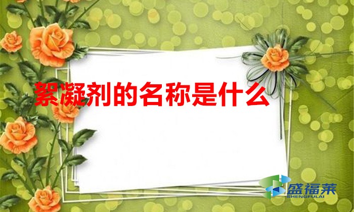 絮凝劑的名稱(chēng)是什么
