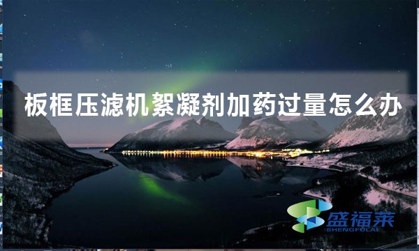 板框壓濾機(jī)絮凝劑加藥過(guò)量怎么辦
