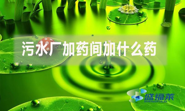 污水廠加藥間加什么藥？