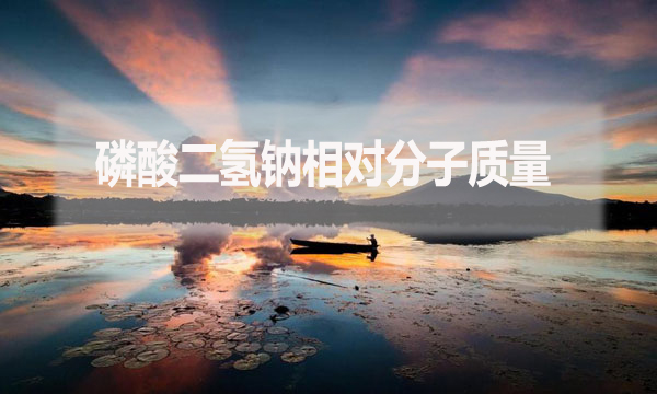 磷酸二氫鈉相對分子質(zhì)量是什么？應(yīng)該怎么算？