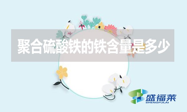 聚合硫酸鐵的鐵含量是多少？